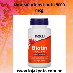 Now solutions Biotina 5000...